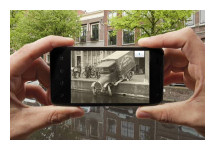 App geeft oude foto's in actueel straatbeeld weer