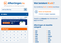 Afkortingen.nu voorzien van mobiele versie