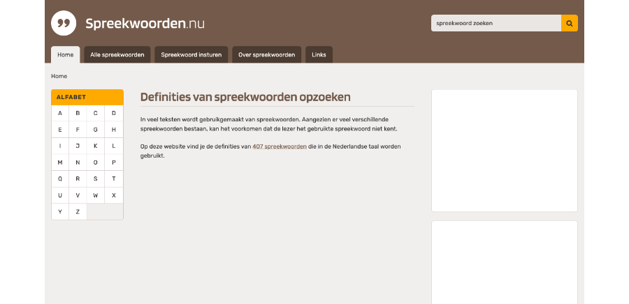 Spreekwoorden.nu