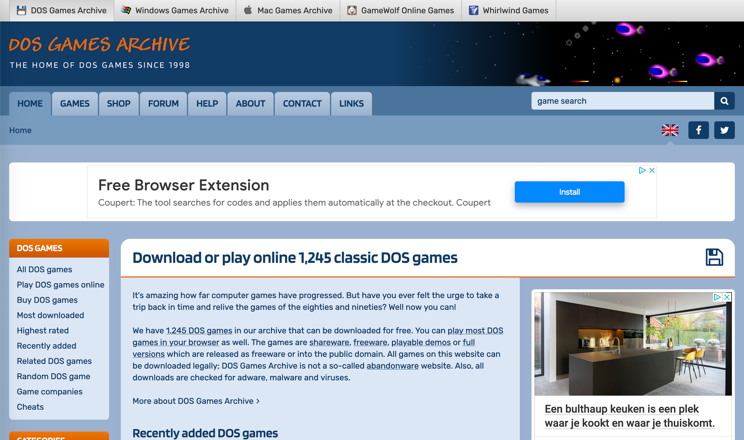 DOS Games Archive
